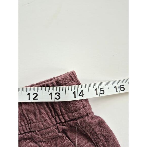 Gap Shorts Womens Size Small Linen Blend Peppercorn Pull On Pockets 3 In NWT - Picture 7 of 10